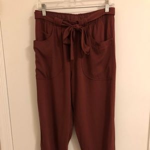 Anthropologie Dolan Tie Front Pants S